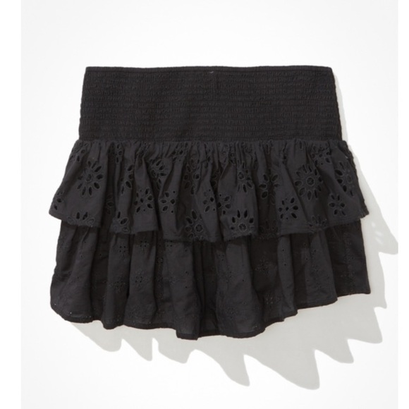 AE Smocked Rufflle Mini Skirt - Picture 4 of 4